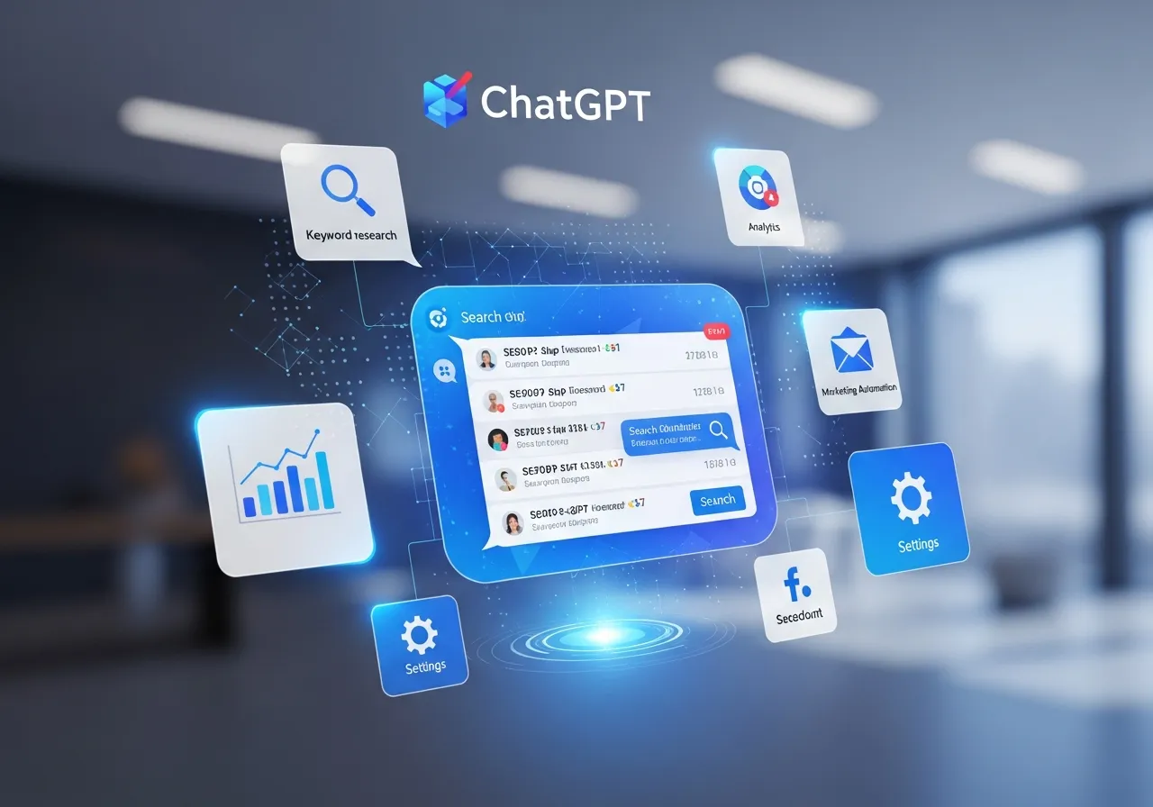 ChatGPT SEO agency optimizing brand visibility in AI search results